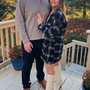 Windsor Black & White Plaid Shacket